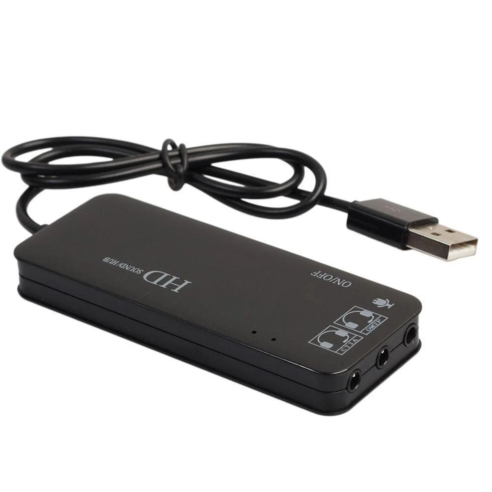 Efficient 2X 3 Port USB 2.0 Hub External 7.1Ch Sound Card Headset Microphone Adapter For Pc Black
Efficient 2X 3 Port USB 2.0 Hub External 7.1Ch Sound Card Headset Microphone Adapter For Pc Black