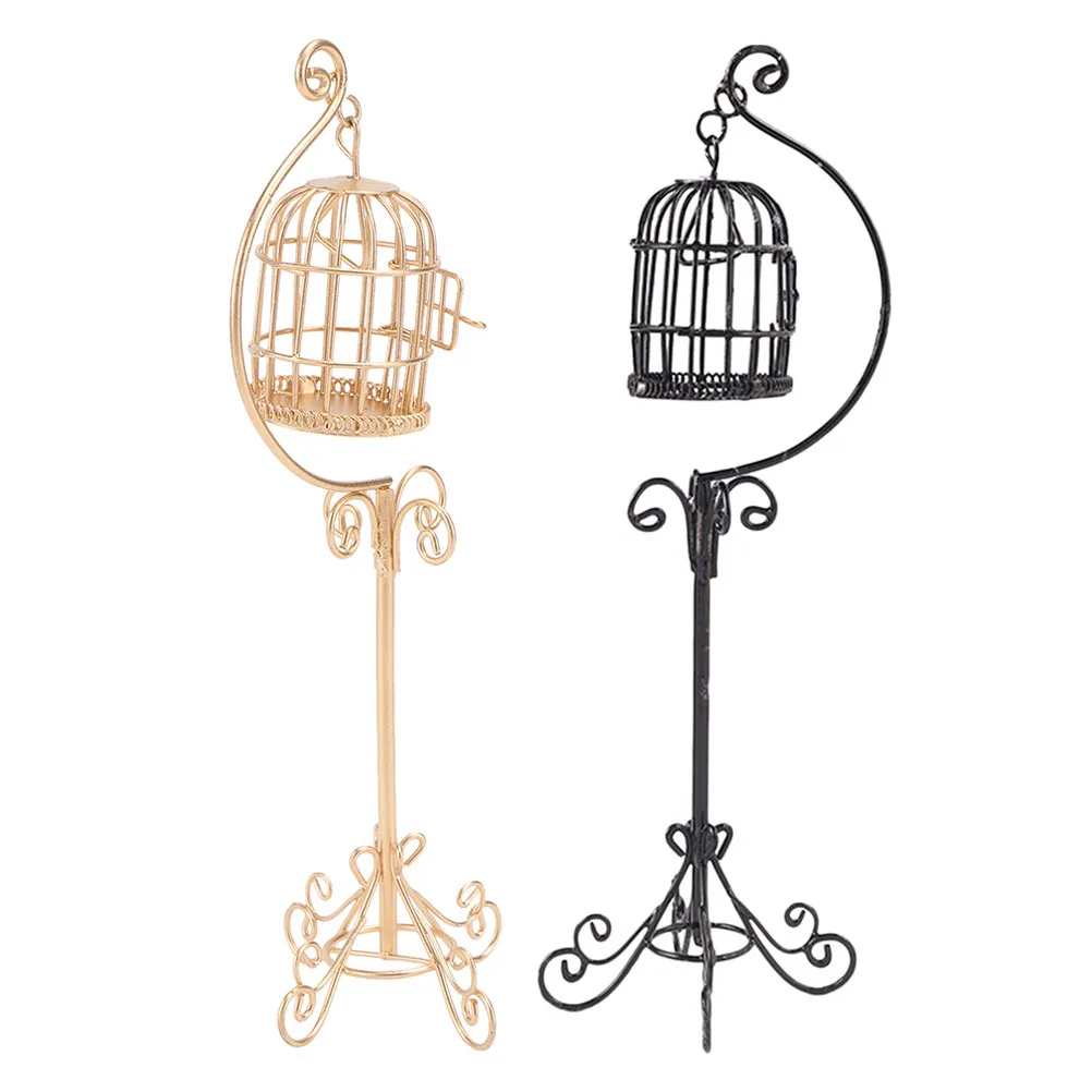 2Pcs Miniature Birdcage Metal Openable 1:12 Scale Floor Stand Decorative Micro Landscape Victorian Dollhouse Furniture Accessory
2Pcs Miniature Birdcage Metal Openable 1:12 Scale Floor Stand Decorative Micro Landscape Victorian Dollhouse Furniture Accessory