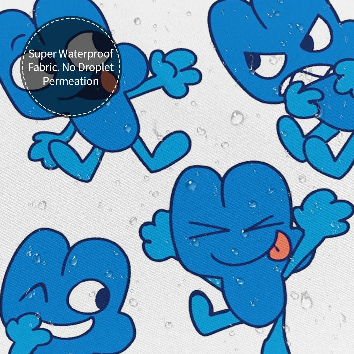 BFDI Four BFB Shower Curtain Bathroom Polyester Waterproof Bath Curtains with Hooks
BFDI Four BFB Shower Curtain Bathroom Polyester Waterproof Bath Curtains with Hooks