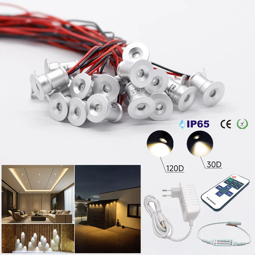 1W Recessed Lamp Mini Led Spotlight Dimmable Spot Light with Remote Controller Room Decor Built Ceiling Bulb Spot Downlight
1W Recessed Lamp Mini Led Spotlight Dimmable Spot Light with Remote Controller Room Decor Built Ceiling Bulb Spot Downlight