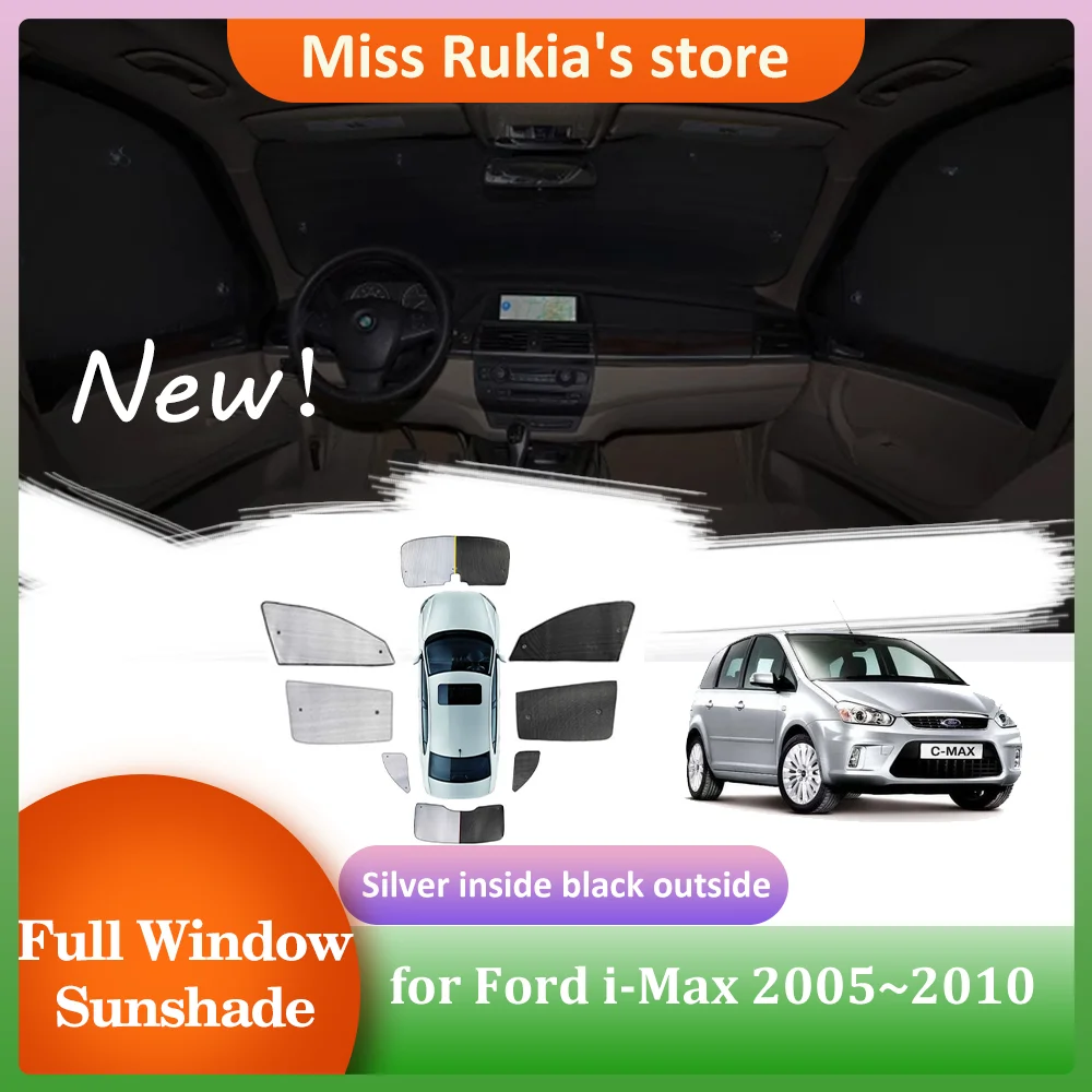 Car Sunshades for Ford i-Max 2005~2010 2006 Roof Windows Sun Visor Side Windshield Pad Curtain Parts Sunroof Cover Accessories
Car Sunshades for Ford i-Max 2005~2010 2006 Roof Windows Sun Visor Side Windshield Pad Curtain Parts Sunroof Cover Accessories