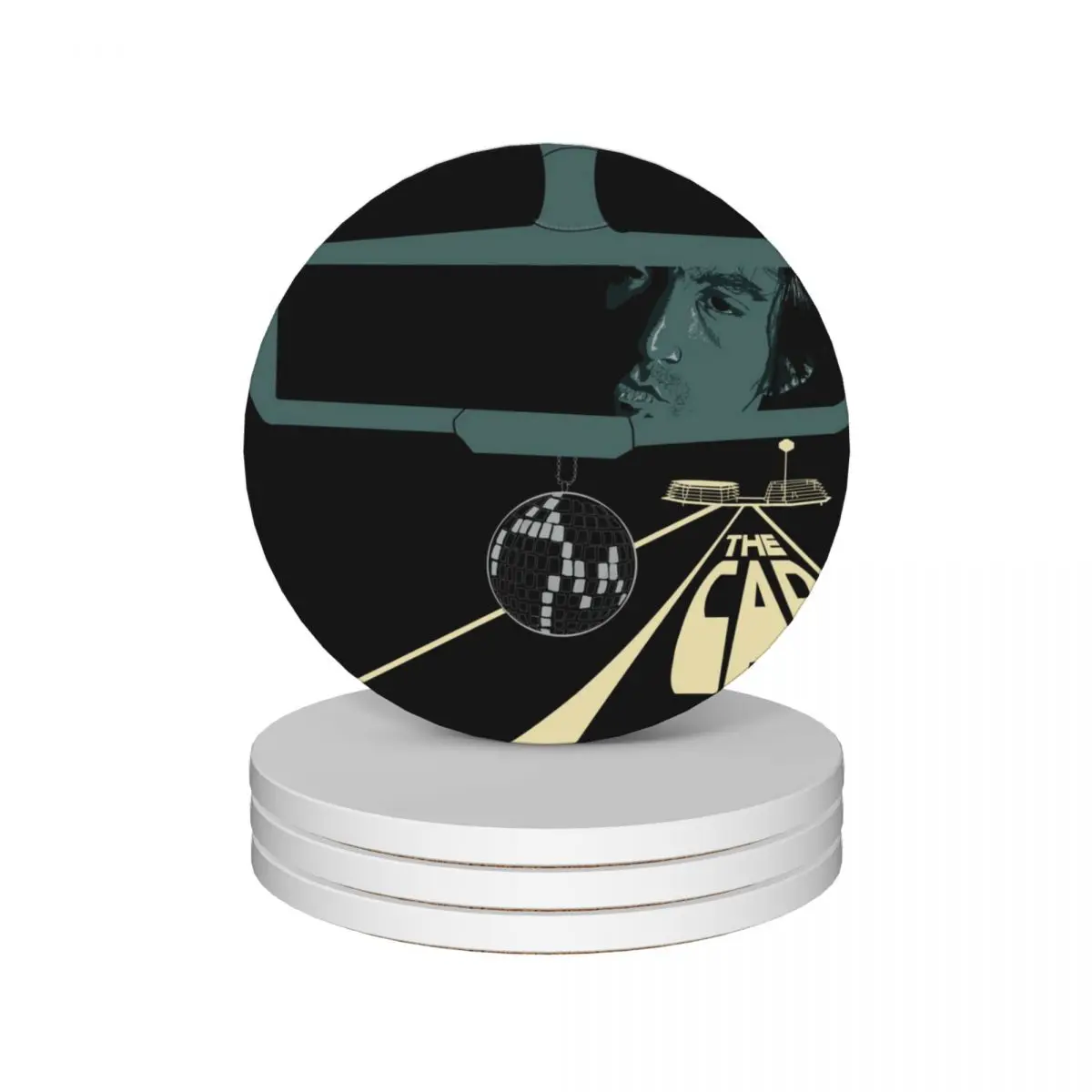 A.M. - The Car Ceramic Coasters (Set of 4) holder Cup mat mat for dishes Coasters
A.M. - The Car Ceramic Coasters (Set of 4) holder Cup mat mat for dishes Coasters