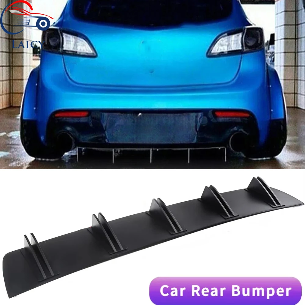 LAICY For Mazda speed 3 2009-2013 Car Rear Diffuser Shark Fins Bumper Splitter Chin Spoiler Lip Black Shunt Rear Bumper Lip
LAICY For Mazda speed 3 2009-2013 Car Rear Diffuser Shark Fins Bumper Splitter Chin Spoiler Lip Black Shunt Rear Bumper Lip