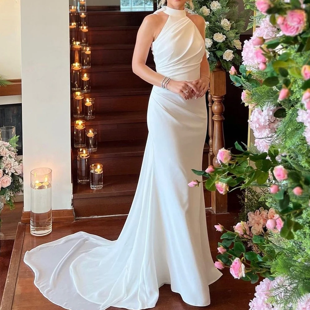 Customized Elegant Ruched High Neckline Floor Length платье вечернее Straight Jersey Sleeveless Sweep Train Vestidos Para Mujer
Customized Elegant Ruched High Neckline Floor Length платье вечернее Straight Jersey Sleeveless Sweep Train Vestidos Para Mujer