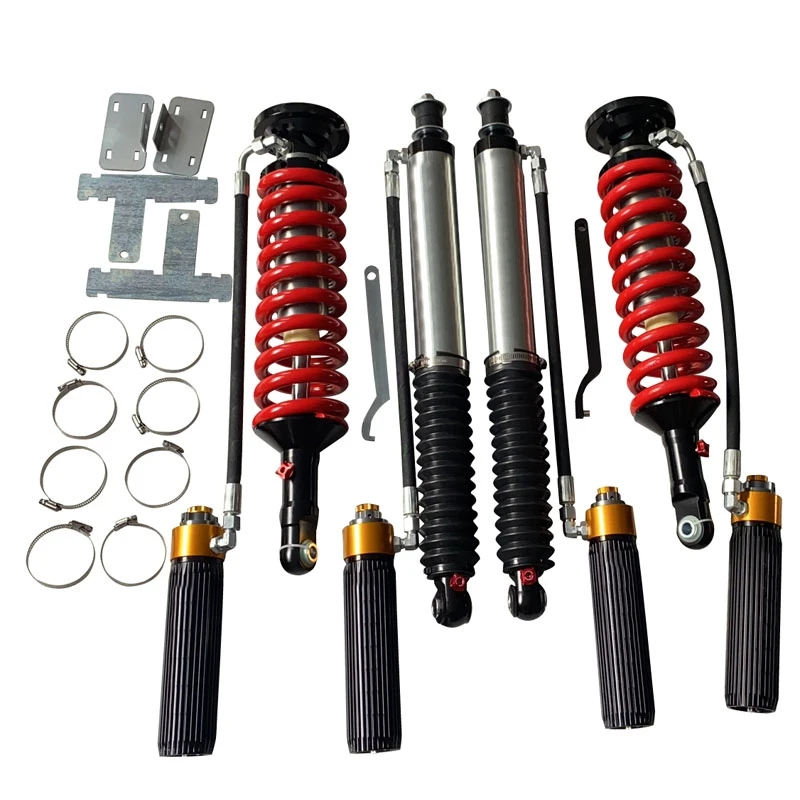 Off-road Performance Shock Absorber Supplier Shocks for LC200 Truck Refitting Suspension for Adjustment LandCruiser 200 Set Kit
Off-road Performance Shock Absorber Supplier Shocks for LC200 Truck Refitting Suspension for Adjustment LandCruiser 200 Set Kit