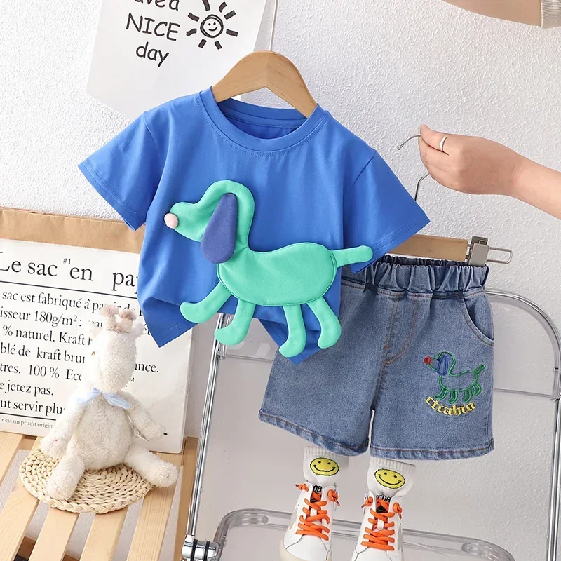 New Summer Fashion Baby Girl Clothes Children Boys Outfits Toddler T-Shirt Shorts 2Pcs/Set Infant Casual Costume Kids Tracksuits
New Summer Fashion Baby Girl Clothes Children Boys Outfits Toddler T-Shirt Shorts 2Pcs/Set Infant Casual Costume Kids Tracksuits
