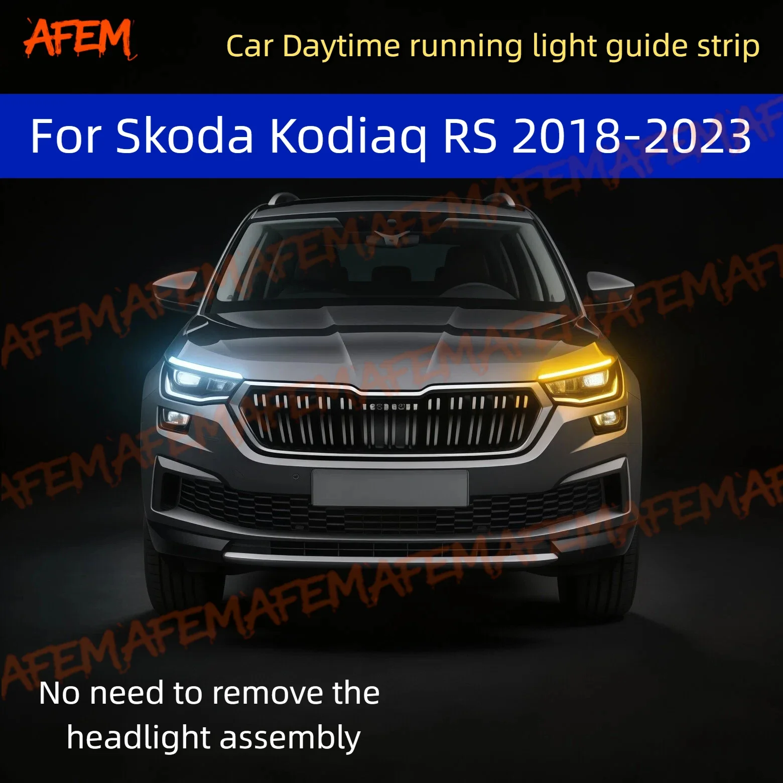 2Pcs 12V Led Guide Strip Headlight For Car Daytime Running Lights Turn Signal DRL Car Modification For Skoda Kodiaq RS 2018-2023
2Pcs 12V Led Guide Strip Headlight For Car Daytime Running Lights Turn Signal DRL Car Modification For Skoda Kodiaq RS 2018-2023