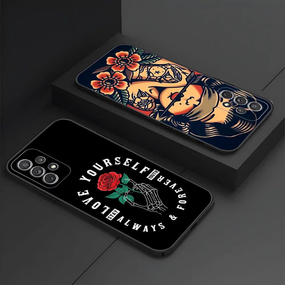 Cool Old School Tattoo Phone Case 2023 New For Samsung S23 Ultra Plus S10 S20 S21 FE S30 S22 Pro Note 20 Shell Cover
Cool Old School Tattoo Phone Case 2023 New For Samsung S23 Ultra Plus S10 S20 S21 FE S30 S22 Pro Note 20 Shell Cover