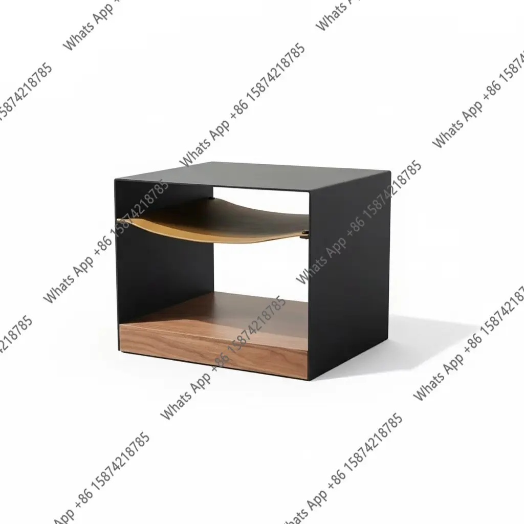 Italian minimalist iron plate saddle leather high-end bedside table bedroom locker designer haute couture bedside table
Italian minimalist iron plate saddle leather high-end bedside table bedroom locker designer haute couture bedside table