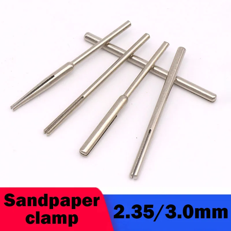 2.35/3.0mm Shank Sandpaper Clamp 50mm Abrasive Backing, Clip Rod for Abrasive Sanding Disc, Sandpaper and Dremel Rotary Grinder
2.35/3.0mm Shank Sandpaper Clamp 50mm Abrasive Backing, Clip Rod for Abrasive Sanding Disc, Sandpaper and Dremel Rotary Grinder