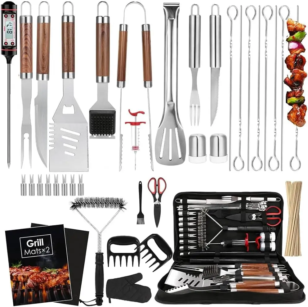 137PCS Griddle Accessories Kit for – Grill Tools for Outdoor Grill with Carrying Bag, Meat Thermometer, Grill Mats
137PCS Griddle Accessories Kit for – Grill Tools for Outdoor Grill with Carrying Bag, Meat Thermometer, Grill Mats