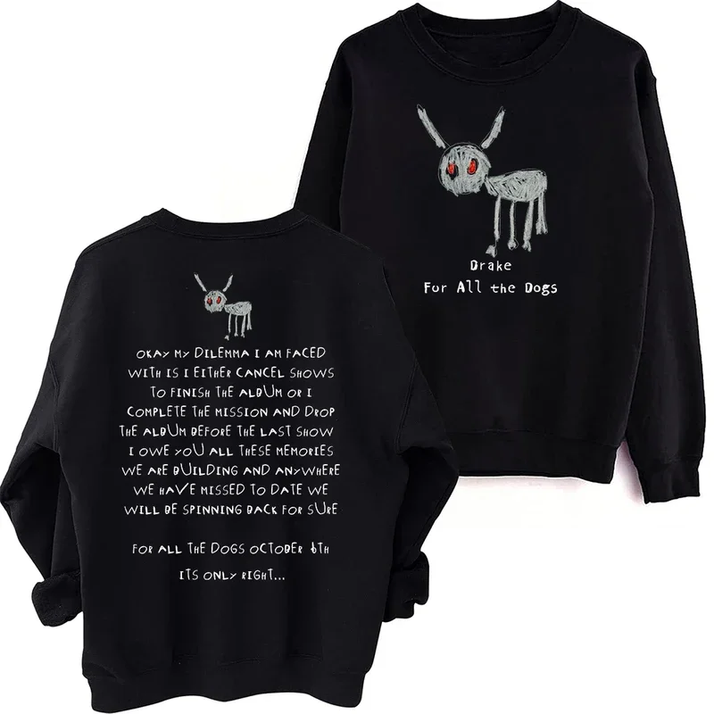 All The Dogs Drake 2024 Tour Sweatshirt Harajuku Round Neck Long Sleeve Oversized
All The Dogs Drake 2024 Tour Sweatshirt Harajuku Round Neck Long Sleeve Oversized