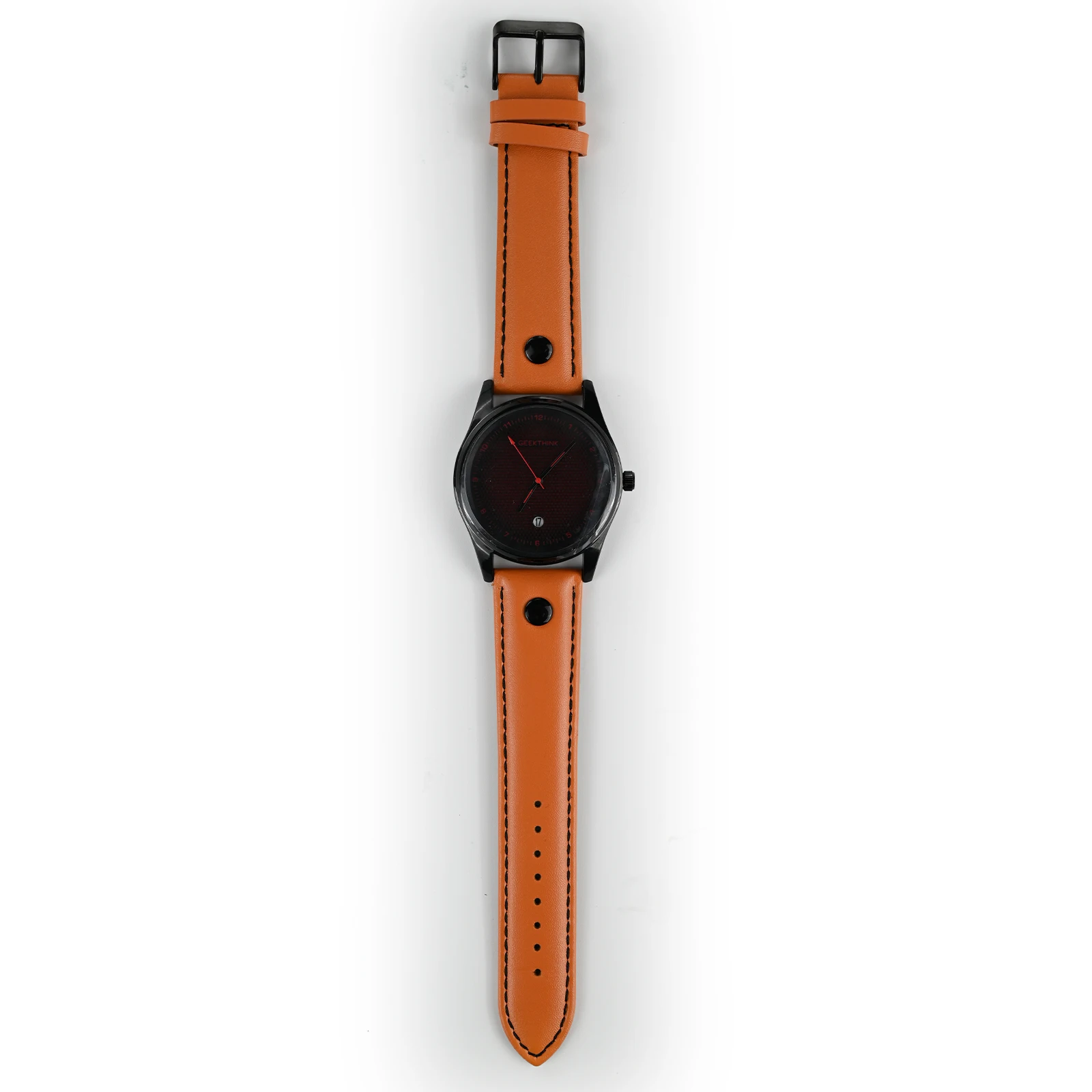New men's simple large dial unique and fashionable leather strap water-resistant casual calendar watch
New men's simple large dial unique and fashionable leather strap water-resistant casual calendar watch