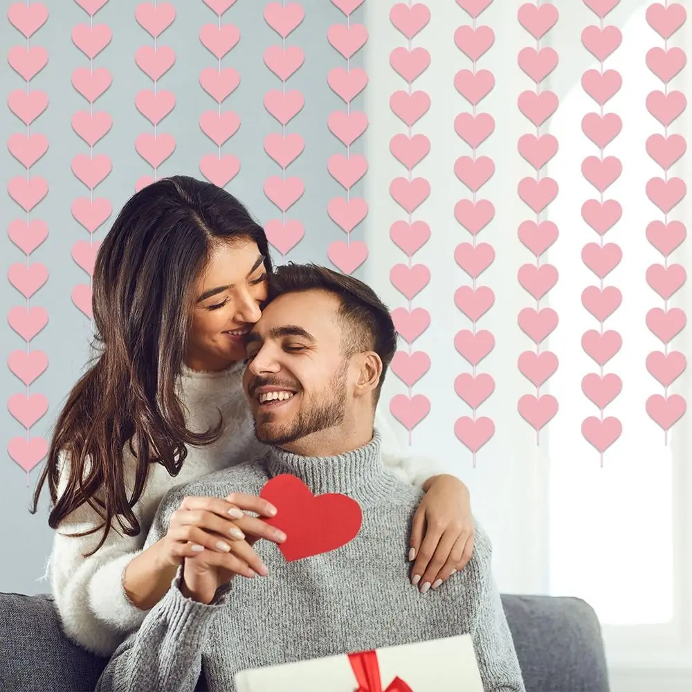4pcs Colorful Love Heart Pendant Romantic Double-Sided Heart Hanging Ornament Handmade Paper Happy Valentine's Day Decor
4pcs Colorful Love Heart Pendant Romantic Double-Sided Heart Hanging Ornament Handmade Paper Happy Valentine's Day Decor