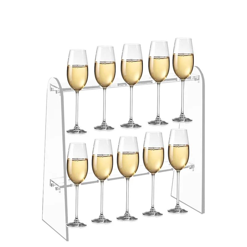 YOUYIZUO 2-Layer Freestanding PMMA Acrylic Champagne Glass Rack Organizer Display Shelf Table Decoration Tower
YOUYIZUO 2-Layer Freestanding PMMA Acrylic Champagne Glass Rack Organizer Display Shelf Table Decoration Tower