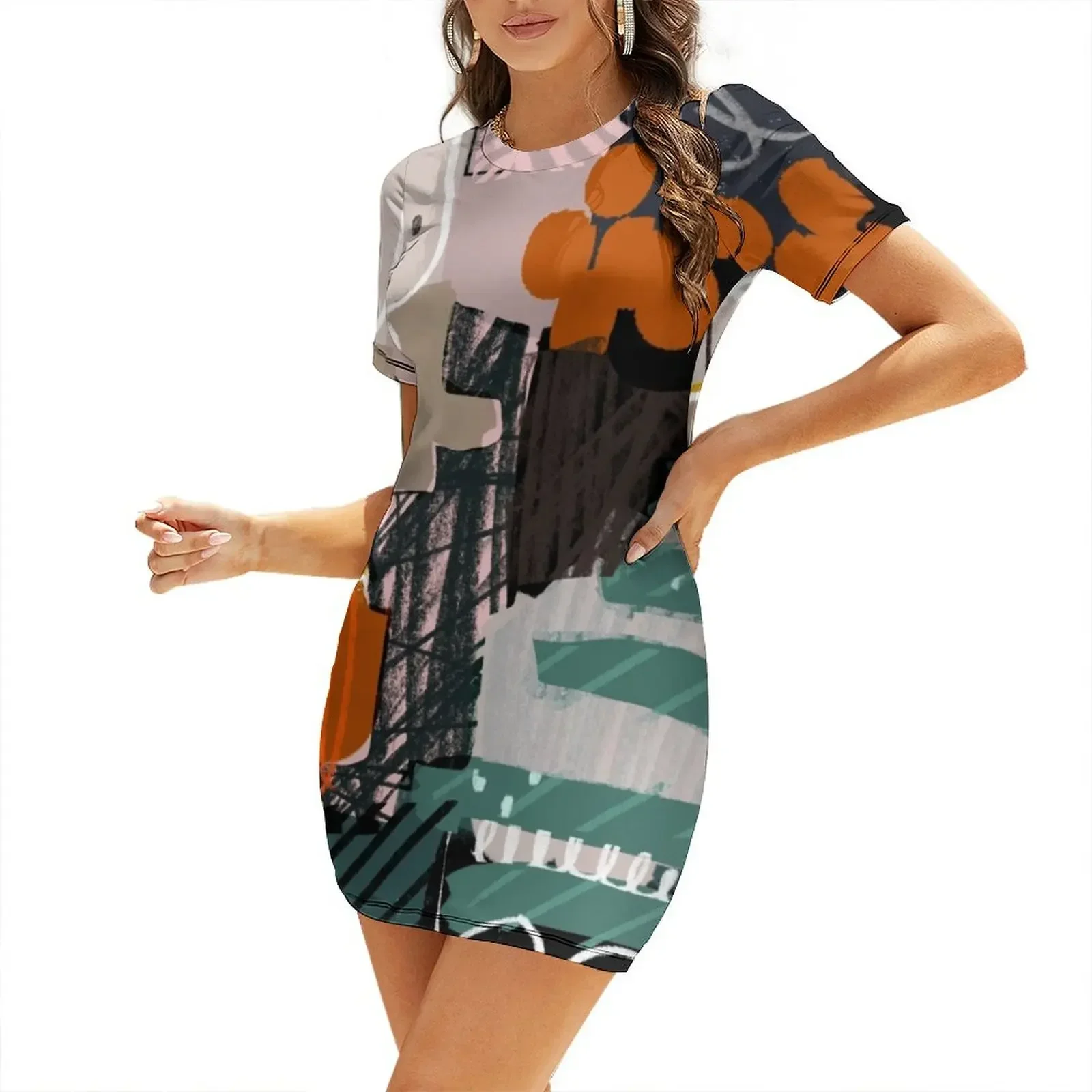 Forest landscape // Abstract Tree Print Short-Sleeved Dress clothes for women dresses for woman 2026 woman dress
Forest landscape // Abstract Tree Print Short-Sleeved Dress clothes for women dresses for woman 2026 woman dress