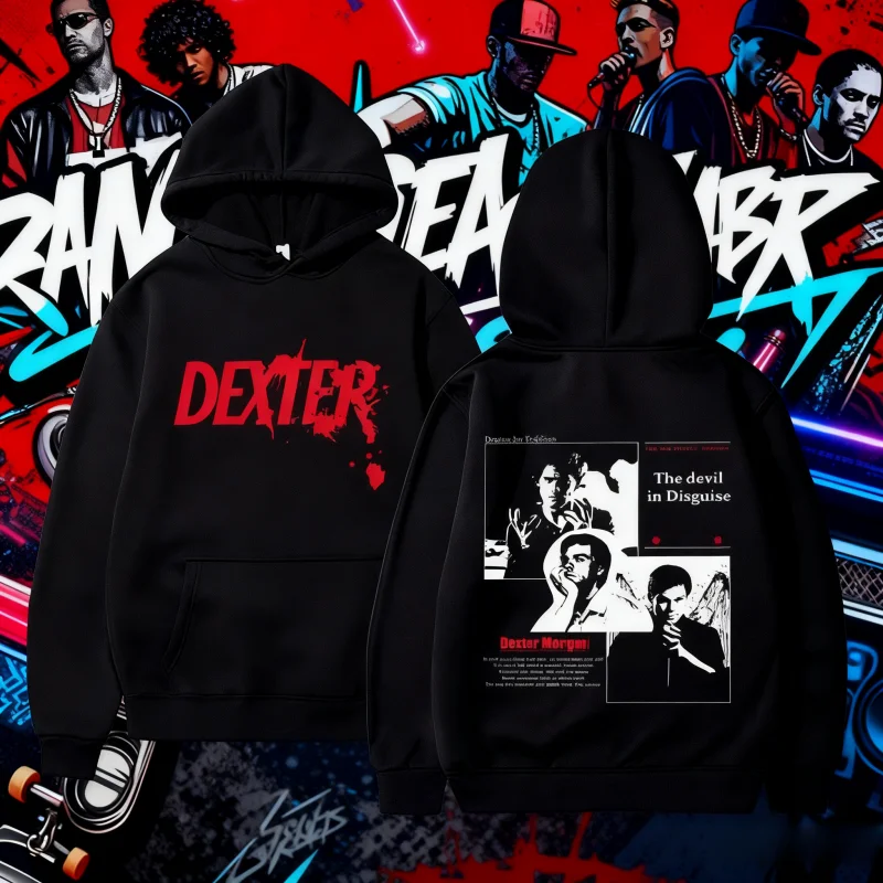 25/26 Осень Зима TV Play Dexter Morgan The Devil in Маскировка Толстовка Мужчины Женщины Винтаж Уличная Мужская Хлопковая Толстовка с Принтом
25/26 Осень Зима TV Play Dexter Morgan The Devil in Маскировка Толстовка Мужчины Женщины Винтаж Уличная Мужская Хлопковая Толстовка с Принтом