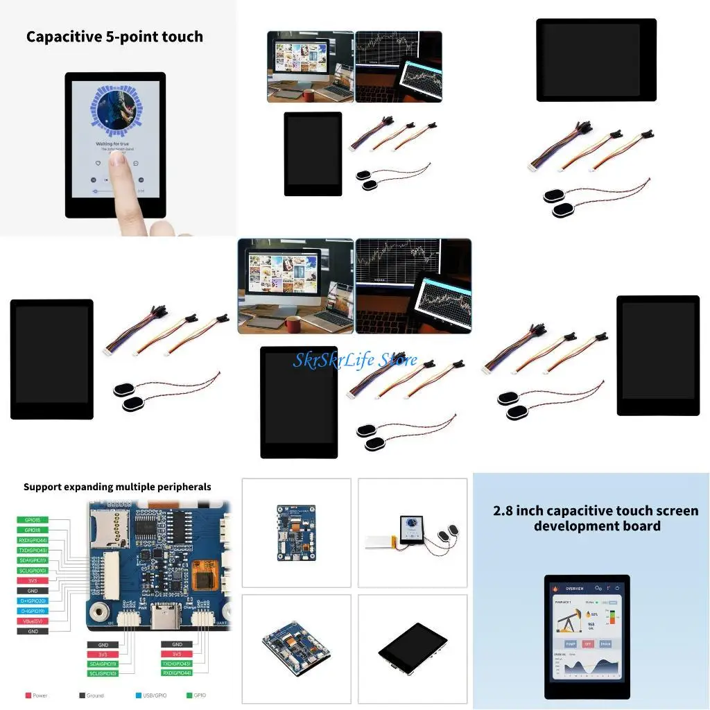 E65E Advanced ESP32 Development Board with 2.8" Capacitive Touches Screen