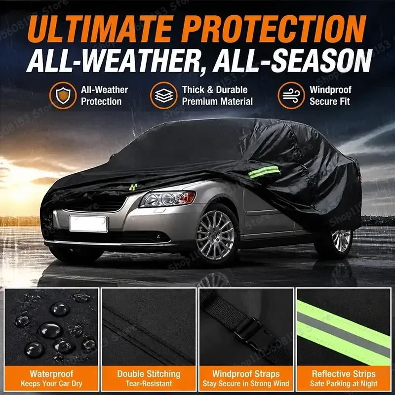 For Volvo S40 Car Sunshade For All Weather Protection UV Resistant Waterproof Snow Rain Wind Shield Outdoor Full Coverage
For Volvo S40 Car Sunshade For All Weather Protection UV Resistant Waterproof Snow Rain Wind Shield Outdoor Full Coverage