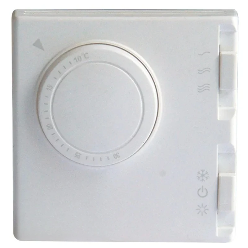 T125BAC-JS0 Mechanical Temperature Controller Central Air Conditioning Control Panel Three Speed Switch
T125BAC-JS0 Mechanical Temperature Controller Central Air Conditioning Control Panel Three Speed Switch