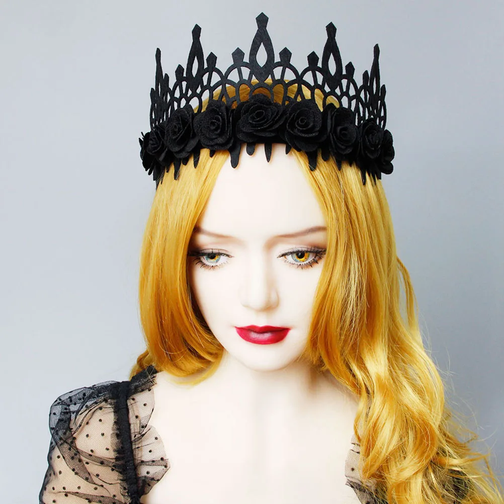Halloween Headdress Hairband Floral Crown The Flowers Accessories Masquerade Decoration Fabric Black Headband 
Halloween Headdress Hairband Floral Crown The Flowers Accessories Masquerade Decoration Fabric Black Headband