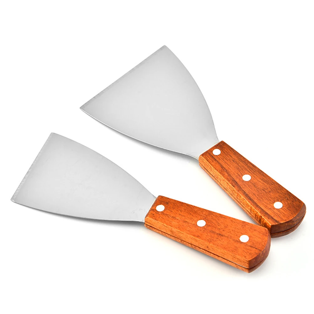 2Pcs Stainless Steel Wood H Spatula Ergonomic Non Slip Steak Shovel Kitchen Gadget Bakeware Tool Cooking Utensil
2Pcs Stainless Steel Wood H Spatula Ergonomic Non Slip Steak Shovel Kitchen Gadget Bakeware Tool Cooking Utensil