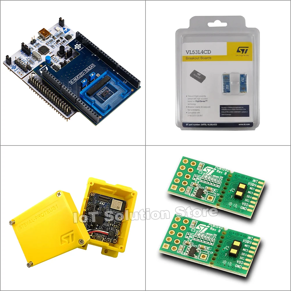 1Set/Lot P-NUCLEO-53L5A1 SATEL-VL53L4CD STEVAL-MKBOXPRO STEVAL-PROTEUS1 VL53L1-SATEL VL53L1X-SATEL VL53L5CX-SATEL New
1Set/Lot P-NUCLEO-53L5A1 SATEL-VL53L4CD STEVAL-MKBOXPRO STEVAL-PROTEUS1 VL53L1-SATEL VL53L1X-SATEL VL53L5CX-SATEL New