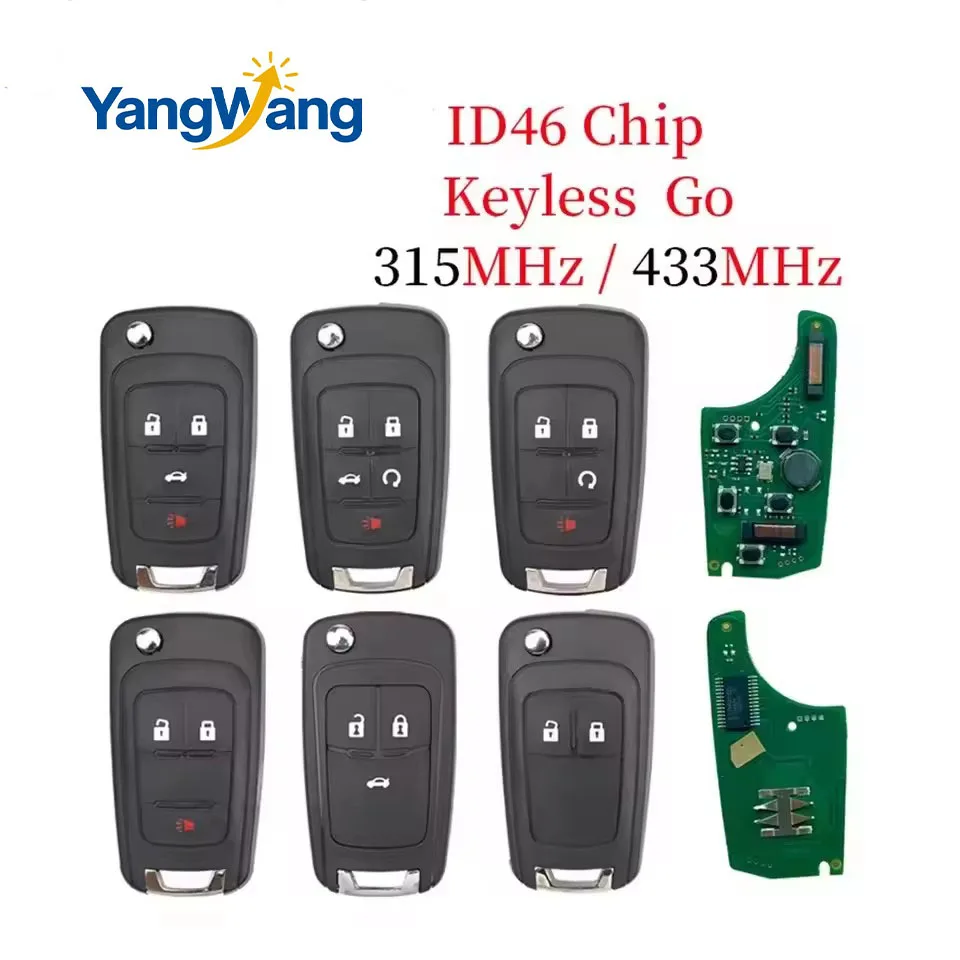 315/433MHz ID46 Keyless Go Smart Car Remote Key Fob for Chevrolet Cruze Aveo Orlando Trax Lacrosse Encore Regal Verano byLiberty
315/433MHz ID46 Keyless Go Smart Car Remote Key Fob for Chevrolet Cruze Aveo Orlando Trax Lacrosse Encore Regal Verano byLiberty