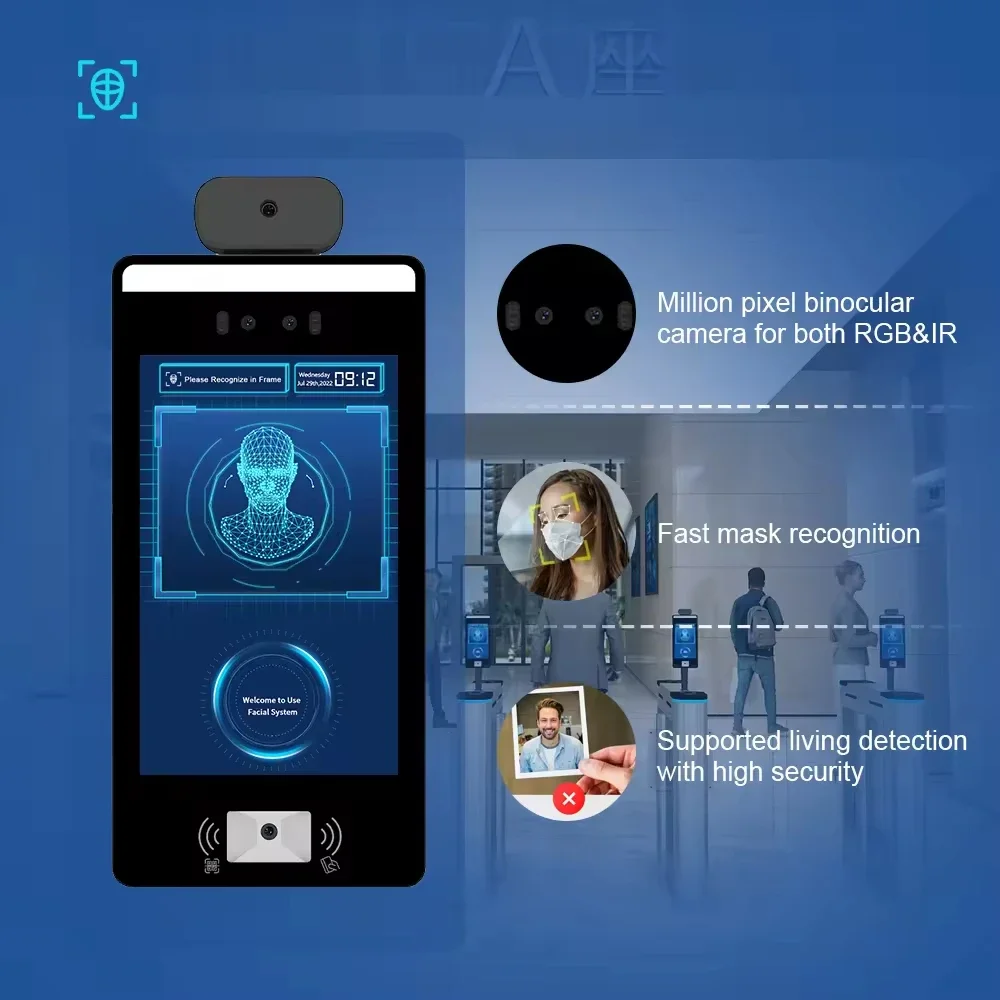 SCANMAX F6CS AI Free Cloud Face Recognition Time Attendance Software Smart NFC Access Control USB FR05 Android Machine
SCANMAX F6CS AI Free Cloud Face Recognition Time Attendance Software Smart NFC Access Control USB FR05 Android Machine
