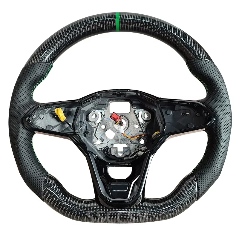 Рулевое колесо из углеродного волокна, подходящее для Golf 8R GTI MK8, с кнопочной рамой, автомобильные аксессуары, модификация рулевого колеса
Рулевое колесо из углеродного волокна, подходящее для Golf 8R GTI MK8, с кнопочной рамой, автомобильные аксессуары, модификация рулевого колеса