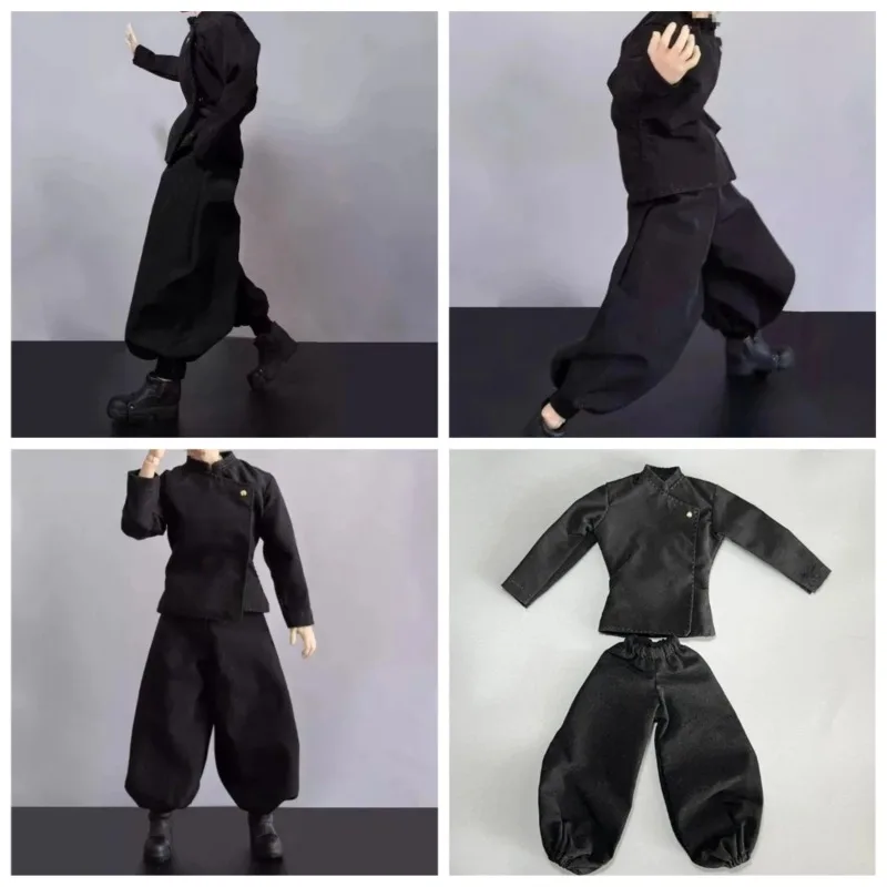 1/12 Scale Anime Black Clothes Set Hobby Cosplay Black Suit College Uniform Clothes for 6" Romankey Man Body Props
1/12 Scale Anime Black Clothes Set Hobby Cosplay Black Suit College Uniform Clothes for 6" Romankey Man Body Props