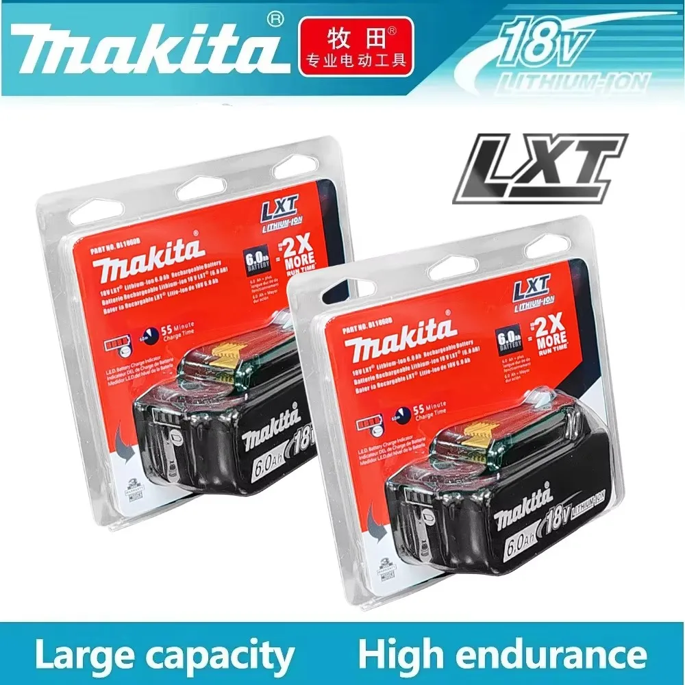 Original NEW Makita 6.0Ah 18V Rechargeable Battery for Makita 18V BL1830 BL1830B BL1840 BL1840B BL1850 BL1850B Power Tools
Original NEW Makita 6.0Ah 18V Rechargeable Battery for Makita 18V BL1830 BL1830B BL1840 BL1840B BL1850 BL1850B Power Tools