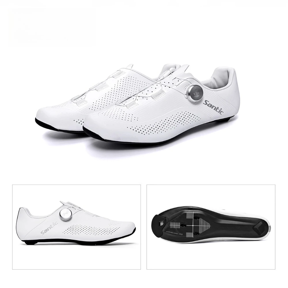 Santic Men's Road Bike Shoes Carbon Fiber Sole Hardness Level 13 Professional Racing Bicycle Shoes Lightweight TMS25059
Santic Men's Road Bike Shoes Carbon Fiber Sole Hardness Level 13 Professional Racing Bicycle Shoes Lightweight TMS25059