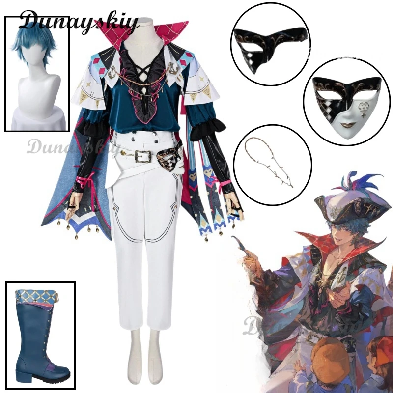 Brant Cosplay Wuthering Waves Wuwa Costume Wig Shoes Mask Game Clothes Mens Uniforms Halloween Party Cape Outfit Customized
Brant Cosplay Wuthering Waves Wuwa Costume Wig Shoes Mask Game Clothes Mens Uniforms Halloween Party Cape Outfit Customized