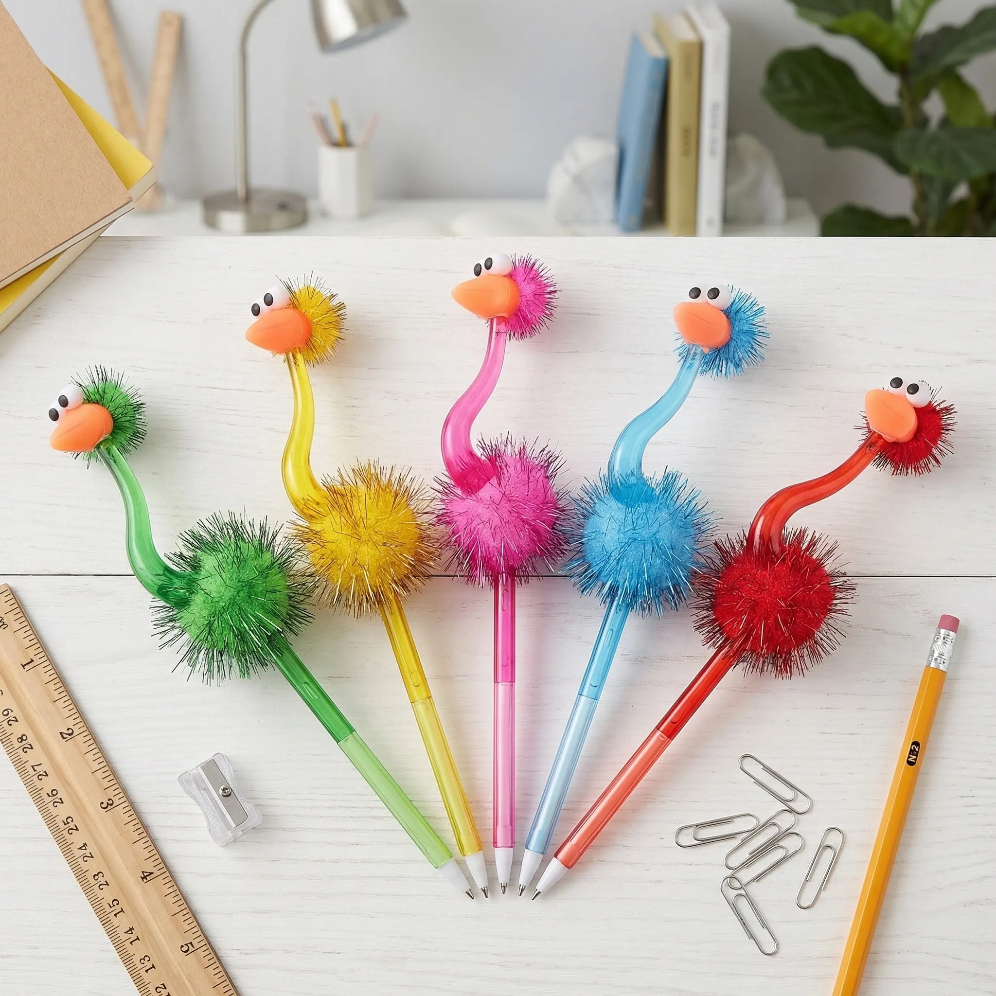 24Pcs Cartoon Ostriches Shaped Ball-Point Pens Lightweight Portable Writing Gift Funny Office School Stationery
24Pcs Cartoon Ostriches Shaped Ball-Point Pens Lightweight Portable Writing Gift Funny Office School Stationery