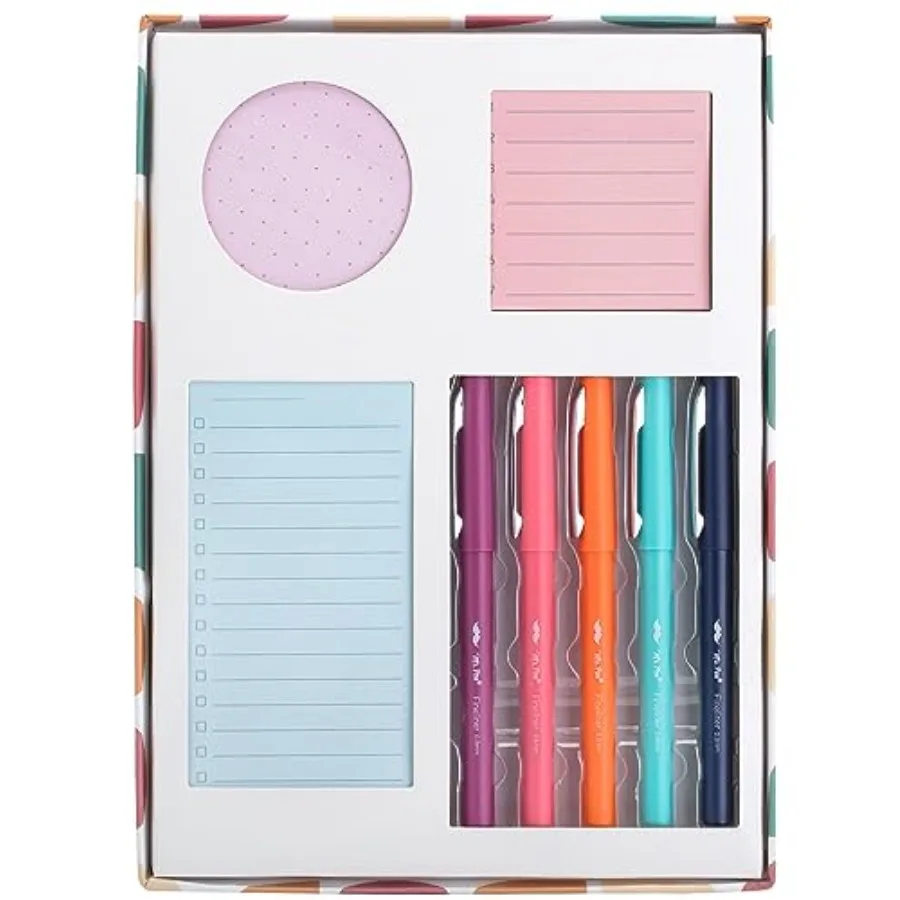 - Sticky Notes Set Gift Box, Felt Tip Pens, Dotted Round, Lined and to Do List Self-Stick Sticky Pads for Bible Study, Office,
- Sticky Notes Set Gift Box, Felt Tip Pens, Dotted Round, Lined and to Do List Self-Stick Sticky Pads for Bible Study, Office,