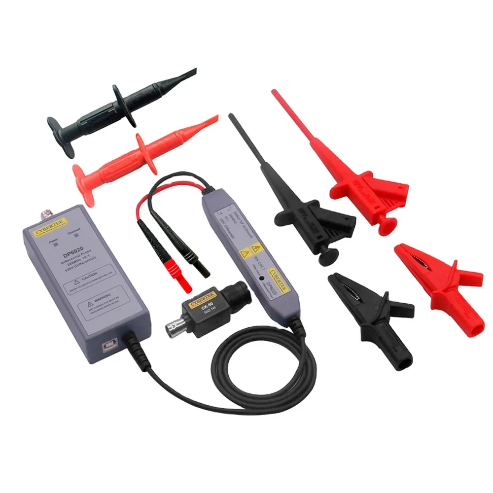 Дифференциальный зонд низкого напряжения Cybertek DP6020 с функцией тестирования поплавкового заземления, полоса пропускания (-3 дБ), 200 МГц
Дифференциальный зонд низкого напряжения Cybertek DP6020 с функцией тестирования поплавкового заземления, полоса пропускания (-3 дБ), 200 МГц
