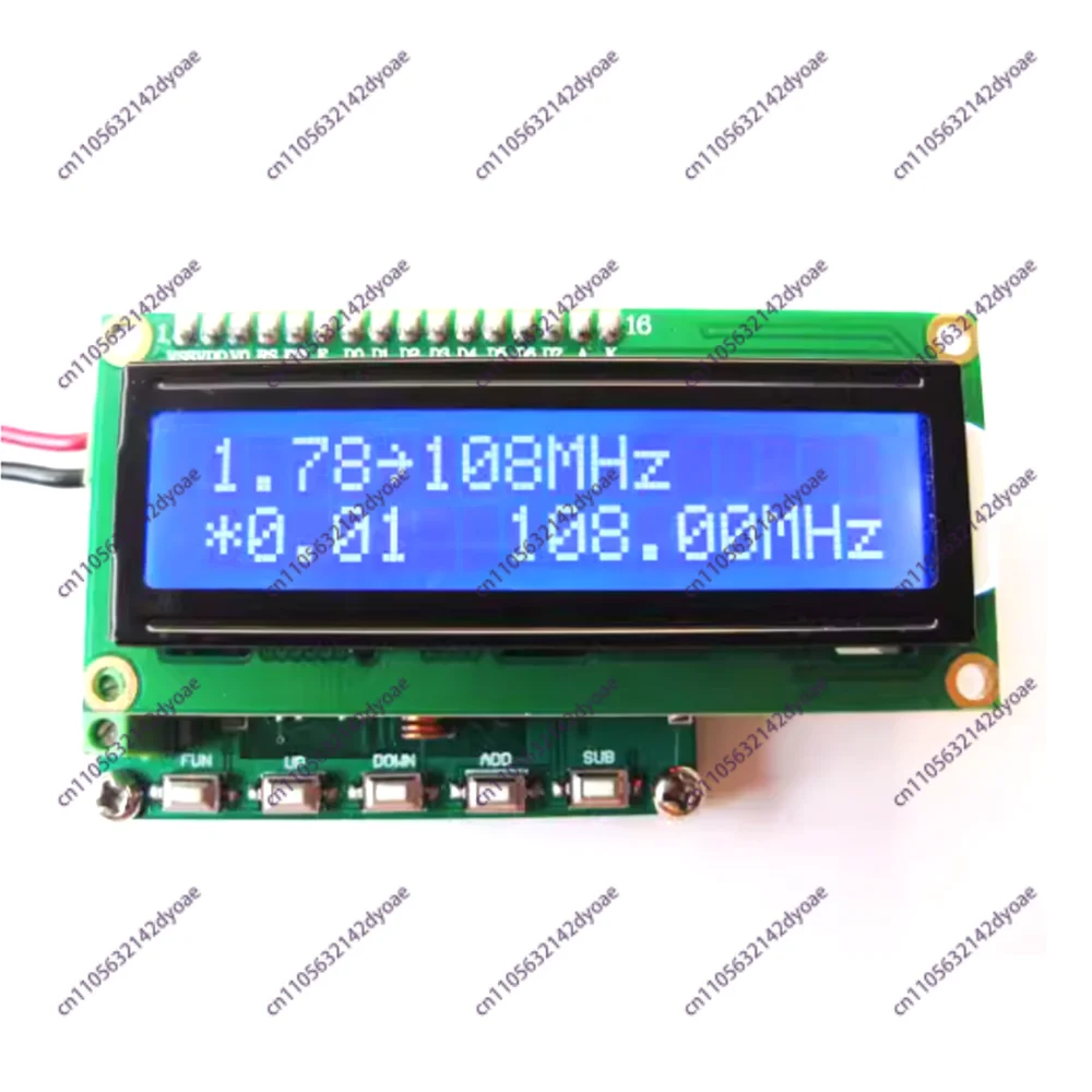 FM signal generator 78-108MHz PLL digital display LCD small HM370
FM signal generator 78-108MHz PLL digital display LCD small HM370
