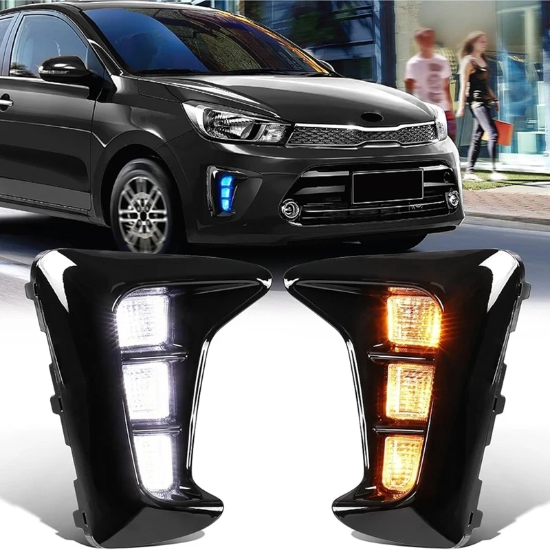 DRL For KIA PEGAS Soluto 2018-2020 LED Daytime Running Lights Fog Lamp Signal Lamp, White Yellow Blue Light
DRL For KIA PEGAS Soluto 2018-2020 LED Daytime Running Lights Fog Lamp Signal Lamp, White Yellow Blue Light