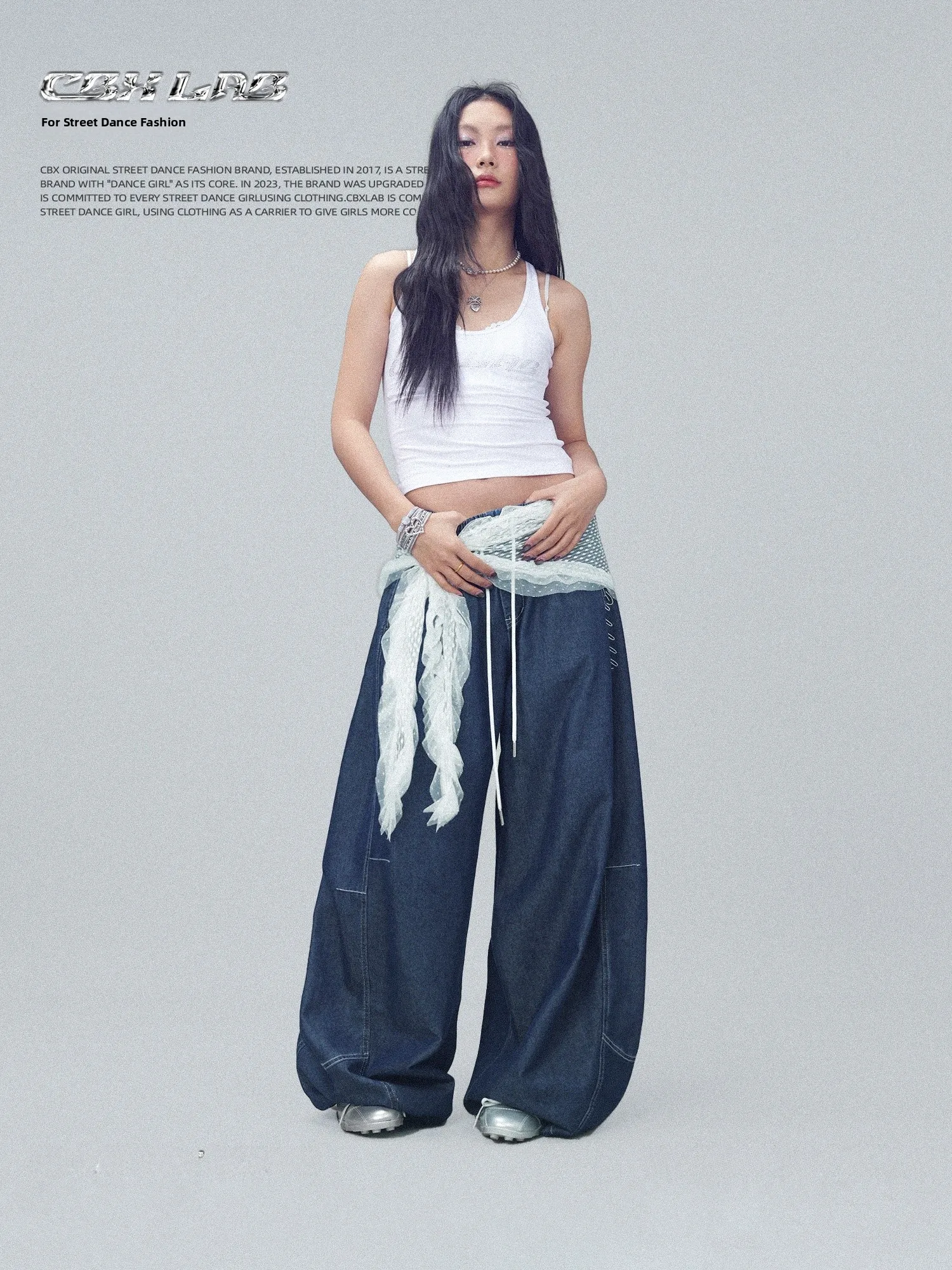 CBXLAB Street Dance Lightweight Waed Denim Casual Pants Straight Leg Loose Fit Cotton Polyester Blend Jazz Hot Girl Street ...
CBXLAB Street Dance Lightweight Waed Denim Casual Pants Straight Leg Loose Fit Cotton Polyester Blend Jazz Hot Girl Street ...