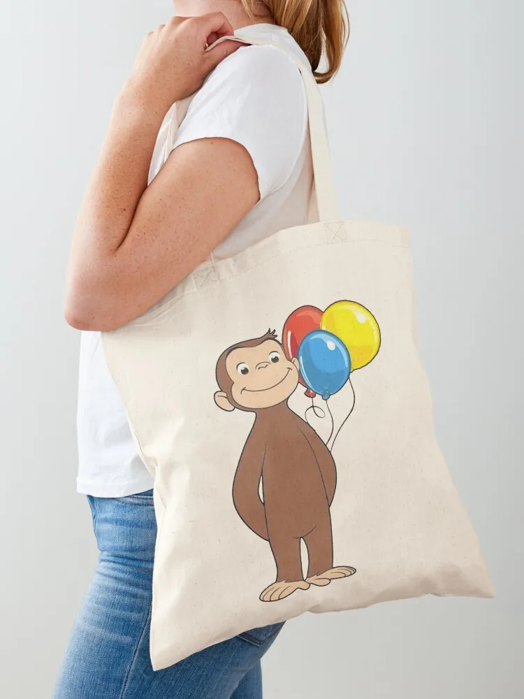Curious George with balloons Tote Bag sacs de shopping Canvas stote bag Large bags for women Shopper bag
Curious George with balloons Tote Bag sacs de shopping Canvas stote bag Large bags for women Shopper bag