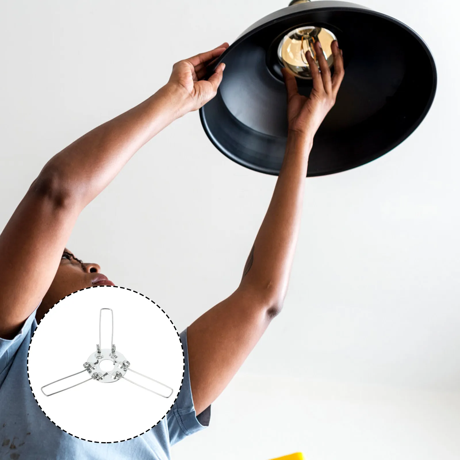 20Pcs 3-Forks Lampshade Spring Clips Iron Lamp Cover Fixator Clip Lampshade Support Buckles Light Shade Installation
20Pcs 3-Forks Lampshade Spring Clips Iron Lamp Cover Fixator Clip Lampshade Support Buckles Light Shade Installation