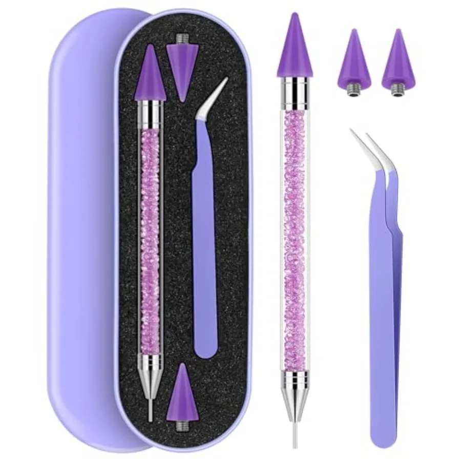 Picker Tool t Wax Pen s Art Painting Dual Dotting Pen wit 2 Extra Wax Ts and Nail Art Tweezer Nail Art DIY Crafts Purple
Picker Tool t Wax Pen s Art Painting Dual Dotting Pen wit 2 Extra Wax Ts and Nail Art Tweezer Nail Art DIY Crafts Purple