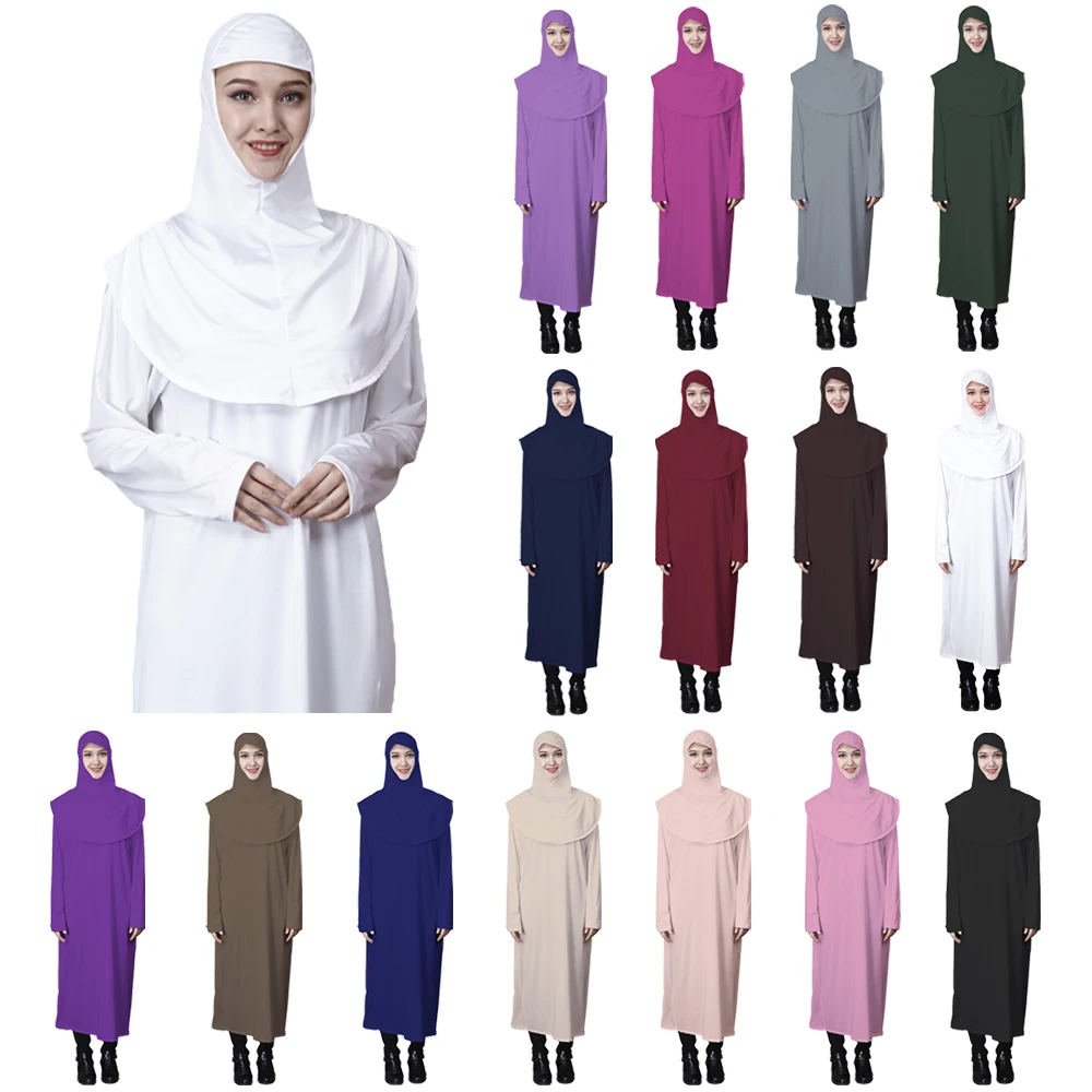 Women Abaya Eid Hooded Ramadan One Piece Gowns Prayer Garment Dress Khimar Hijab Full Cover Robe Islam Abayas Muslim Clothing
Women Abaya Eid Hooded Ramadan One Piece Gowns Prayer Garment Dress Khimar Hijab Full Cover Robe Islam Abayas Muslim Clothing