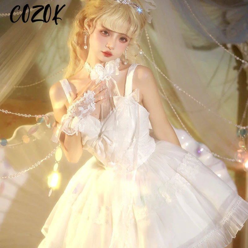 Japanese Victorian Gothic Lolita Dress Women Punk Style Sweet Lace Bow Eveing Party Dresses Harajuku Y2k Cosplay Princess Dress
Japanese Victorian Gothic Lolita Dress Women Punk Style Sweet Lace Bow Eveing Party Dresses Harajuku Y2k Cosplay Princess Dress