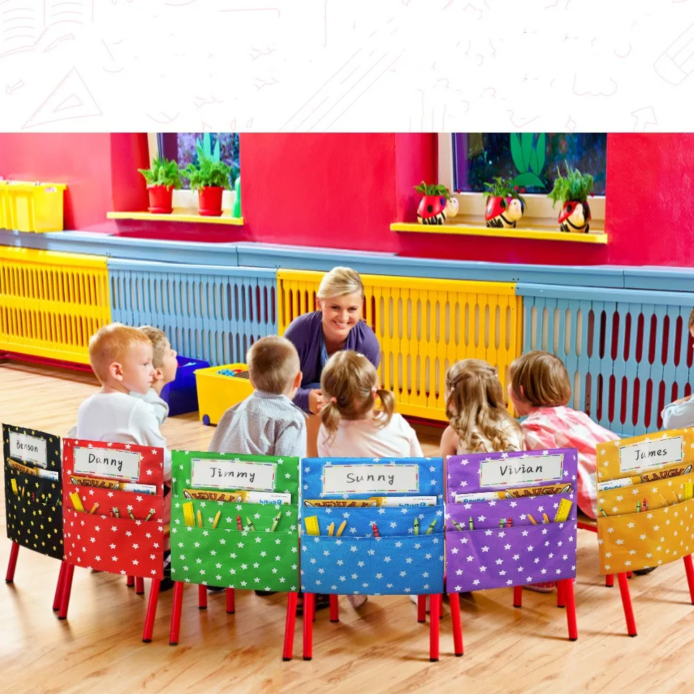 Seat Back Pockets Storage Seat Sacks Convenient for Classroom Chairback Buddy Pocket Chart Chair Pocket Organizer
Seat Back Pockets Storage Seat Sacks Convenient for Classroom Chairback Buddy Pocket Chart Chair Pocket Organizer