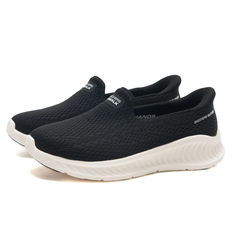 Женские слипоны Skechers, дышащая сетка, легкие, модные, стильные повседневные туфли 125644-Bkw
Женские слипоны Skechers, дышащая сетка, легкие, модные, стильные повседневные туфли 125644-Bkw