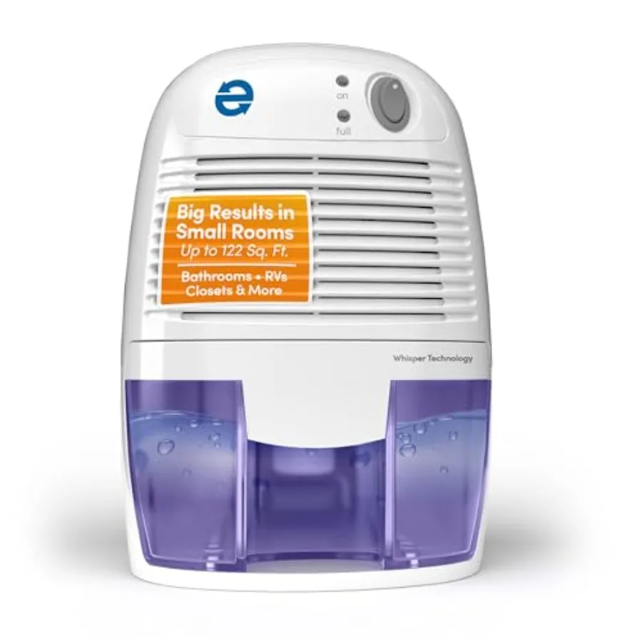 EDV-1100 Whisper-quiet 16 OZ Dehumidifier for home RV automobile storage up to 122 sq. ft ABS plastic white auto shut-off and r
EDV-1100 Whisper-quiet 16 OZ Dehumidifier for home RV automobile storage up to 122 sq. ft ABS plastic white auto shut-off and r