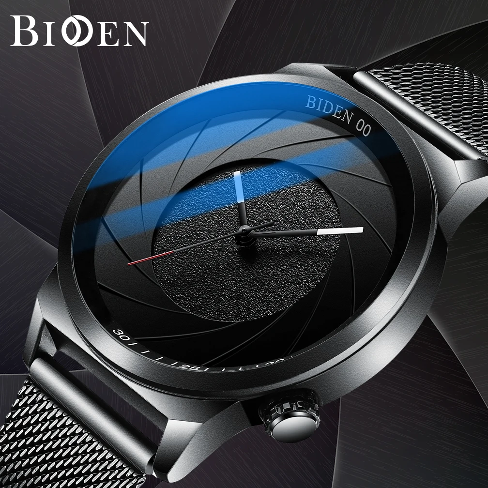 BIDEN Original Men's Watch Fashion Casual Business Cool Dial Mesh Strap Waterproof Quartz watch
BIDEN Original Men's Watch Fashion Casual Business Cool Dial Mesh Strap Waterproof Quartz watch