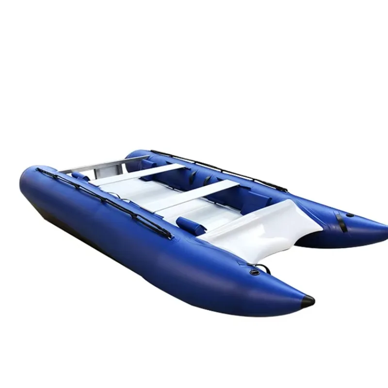 430cm PVC Catamaran boat,Good Quality Plastic Folding Boat Catamaran Family Boats Wholesale for 6 Person,for Leisure and Rescue
430cm PVC Catamaran boat,Good Quality Plastic Folding Boat Catamaran Family Boats Wholesale for 6 Person,for Leisure and Rescue